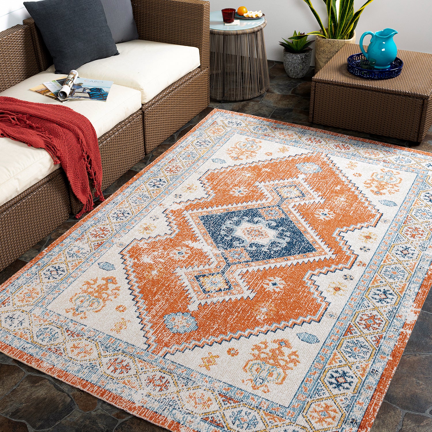 Livabliss Huntington Beach Dia Indoor/Outdoor Rug