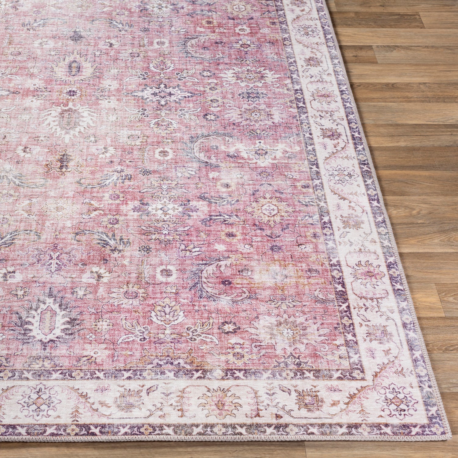 Livabliss Iris Botanical Machine Woven Rug