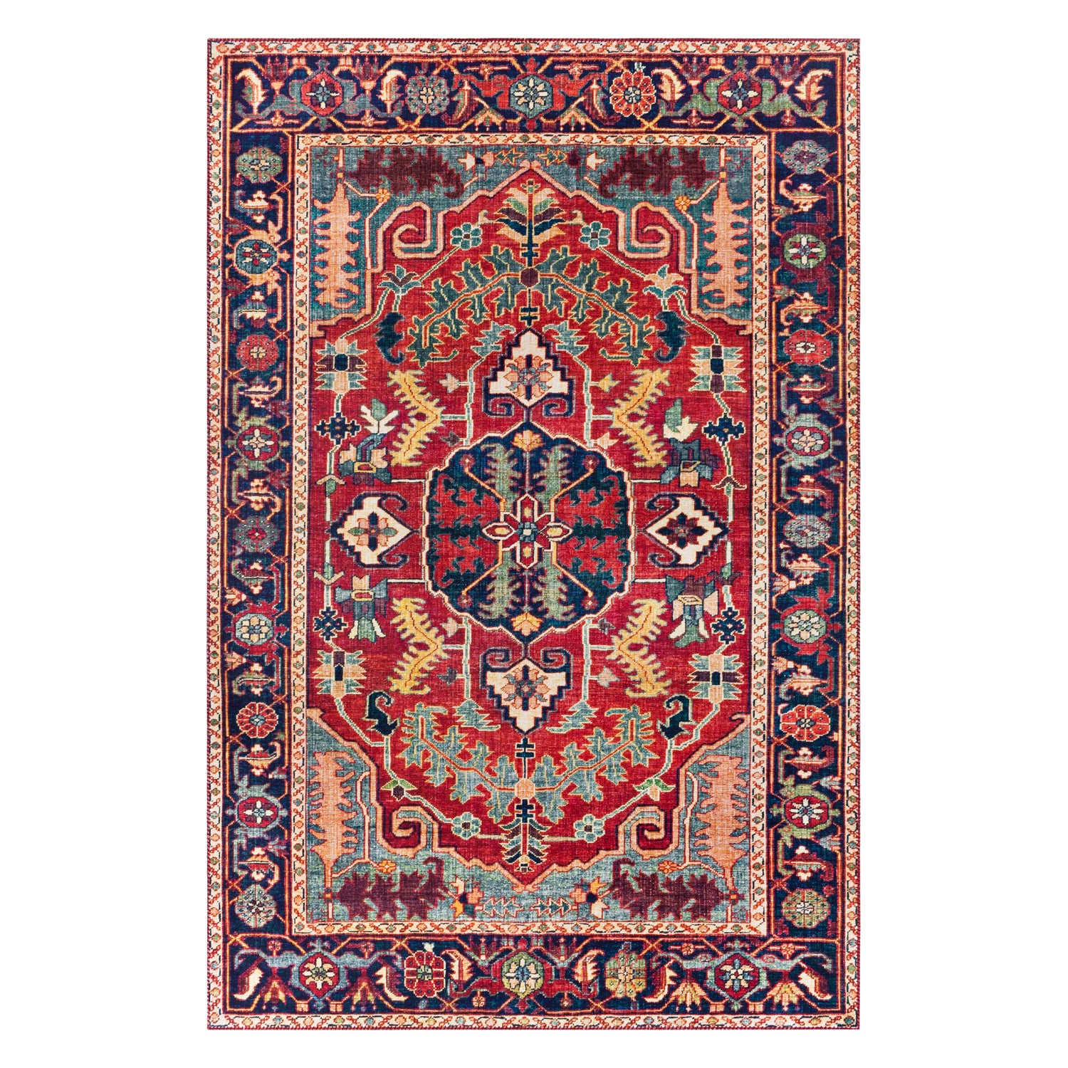 Livabliss Iris Bazaar Machine Woven Rug