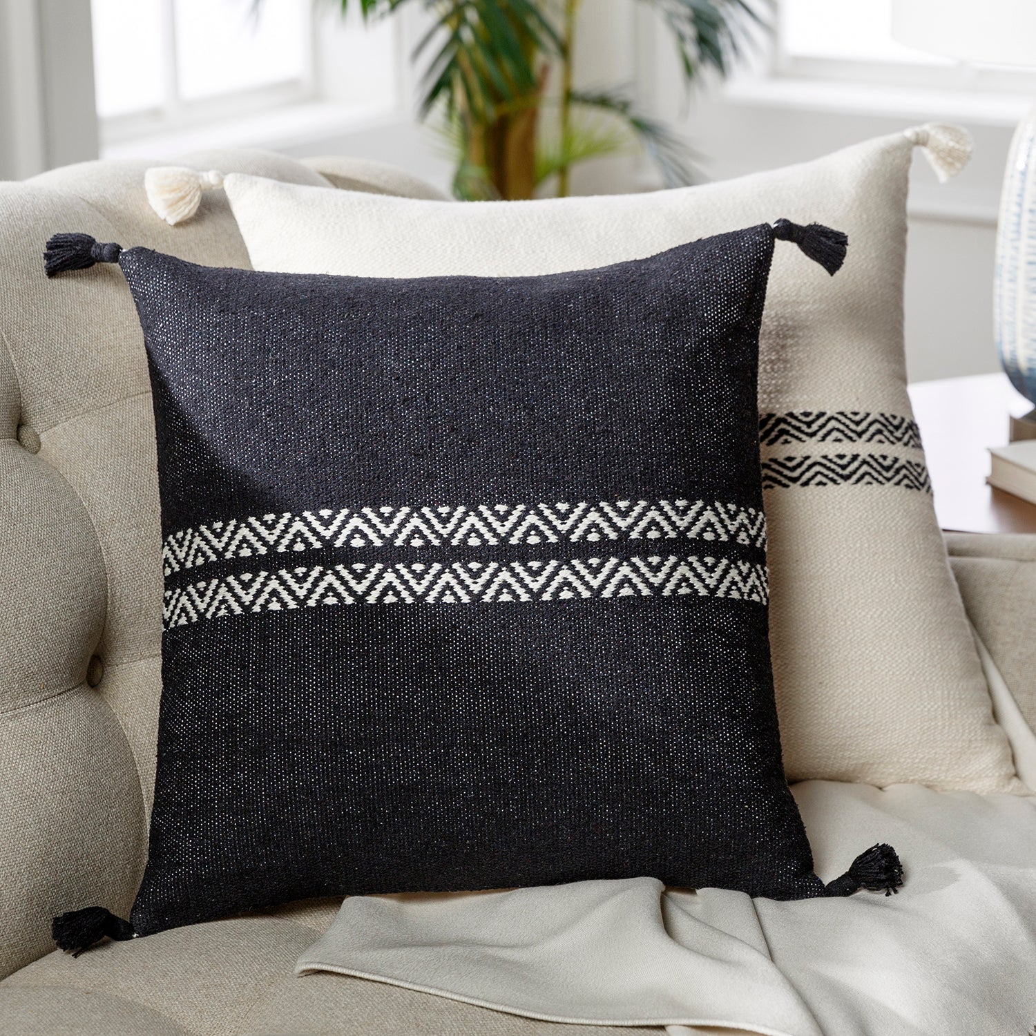 Graham Stripe Throw Pillow