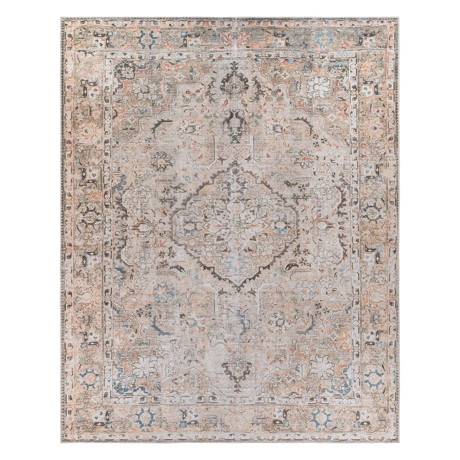 Livabliss Kemer Timber Washable Rug