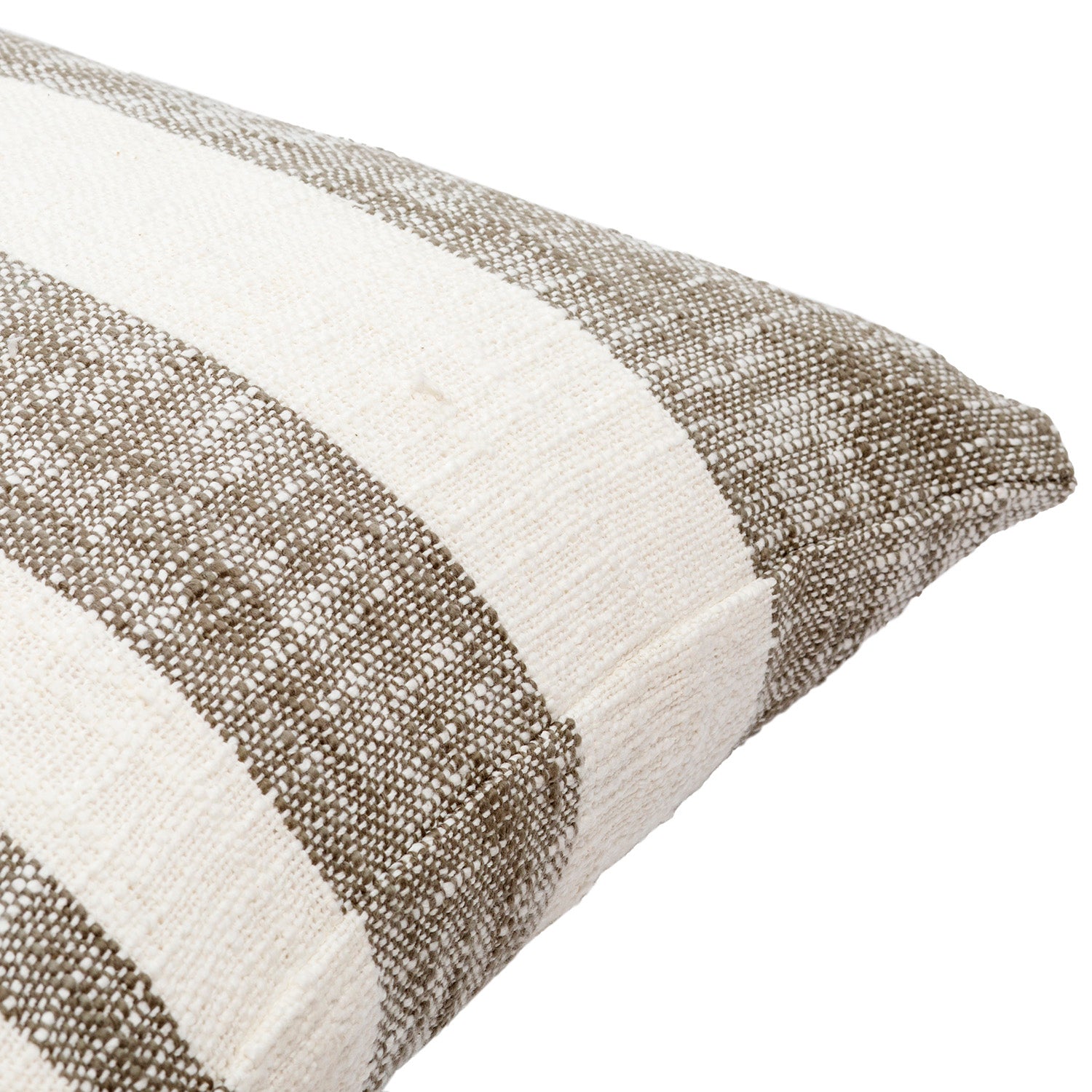 Aaron Stripe Throw Pillow - Paynes Gray