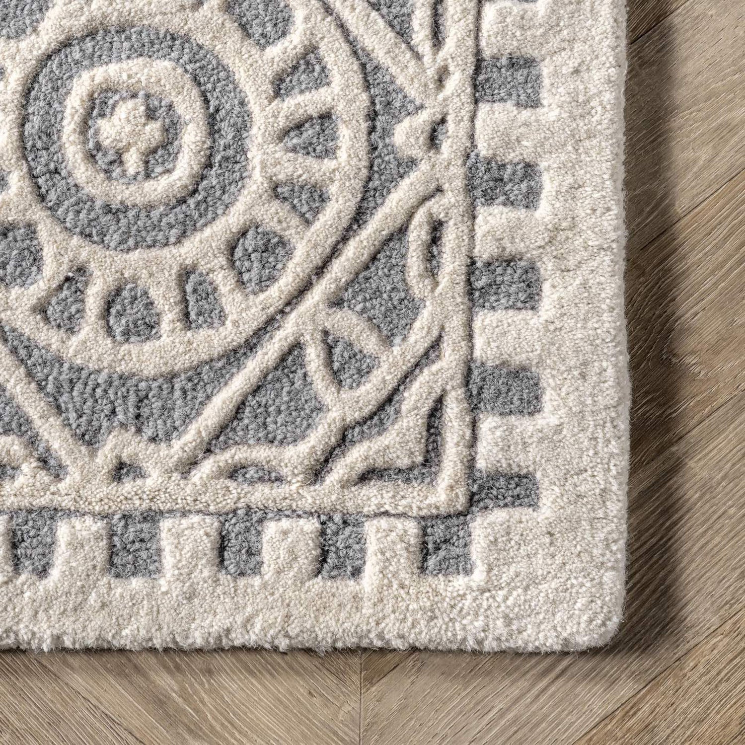 Adian Handmade Rug - Paynes Gray