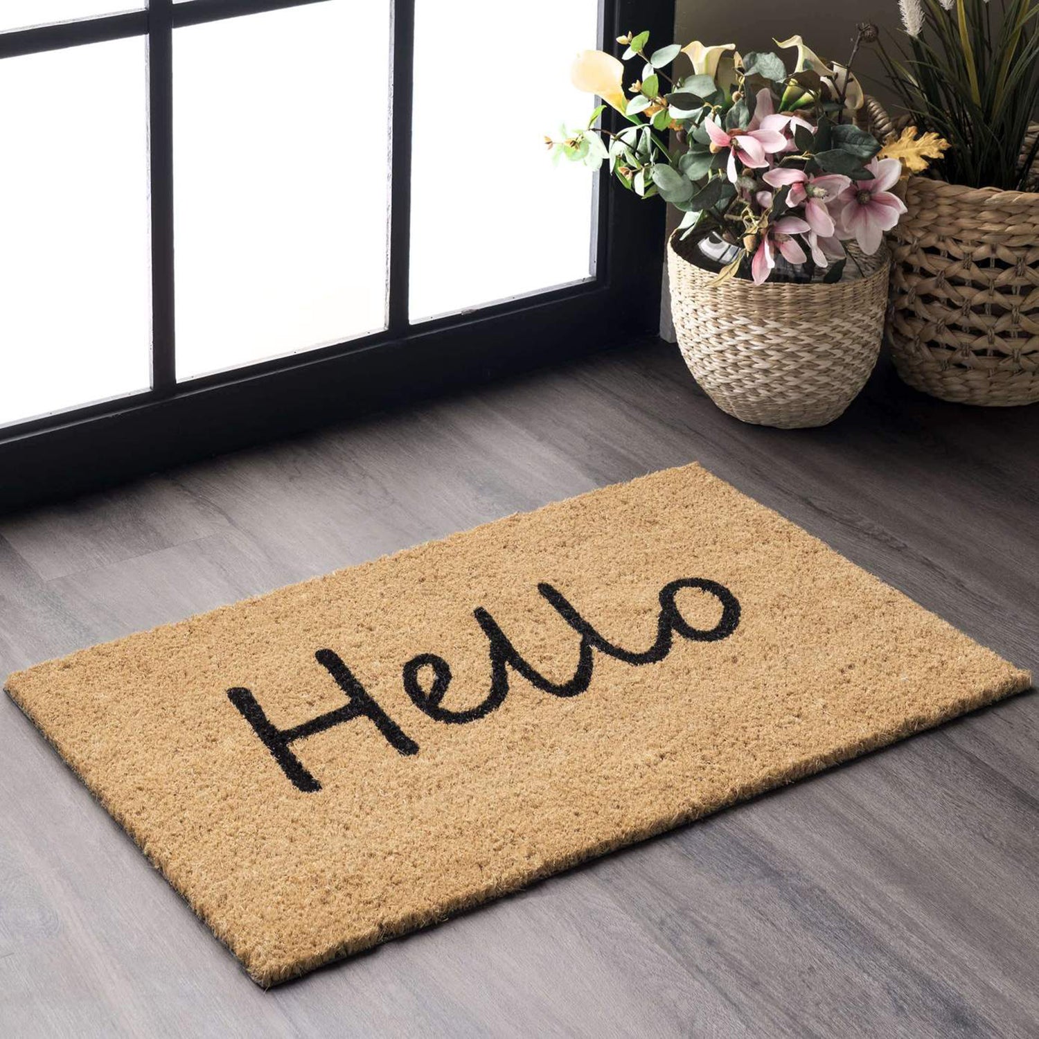 Hello Greeting Door Mat