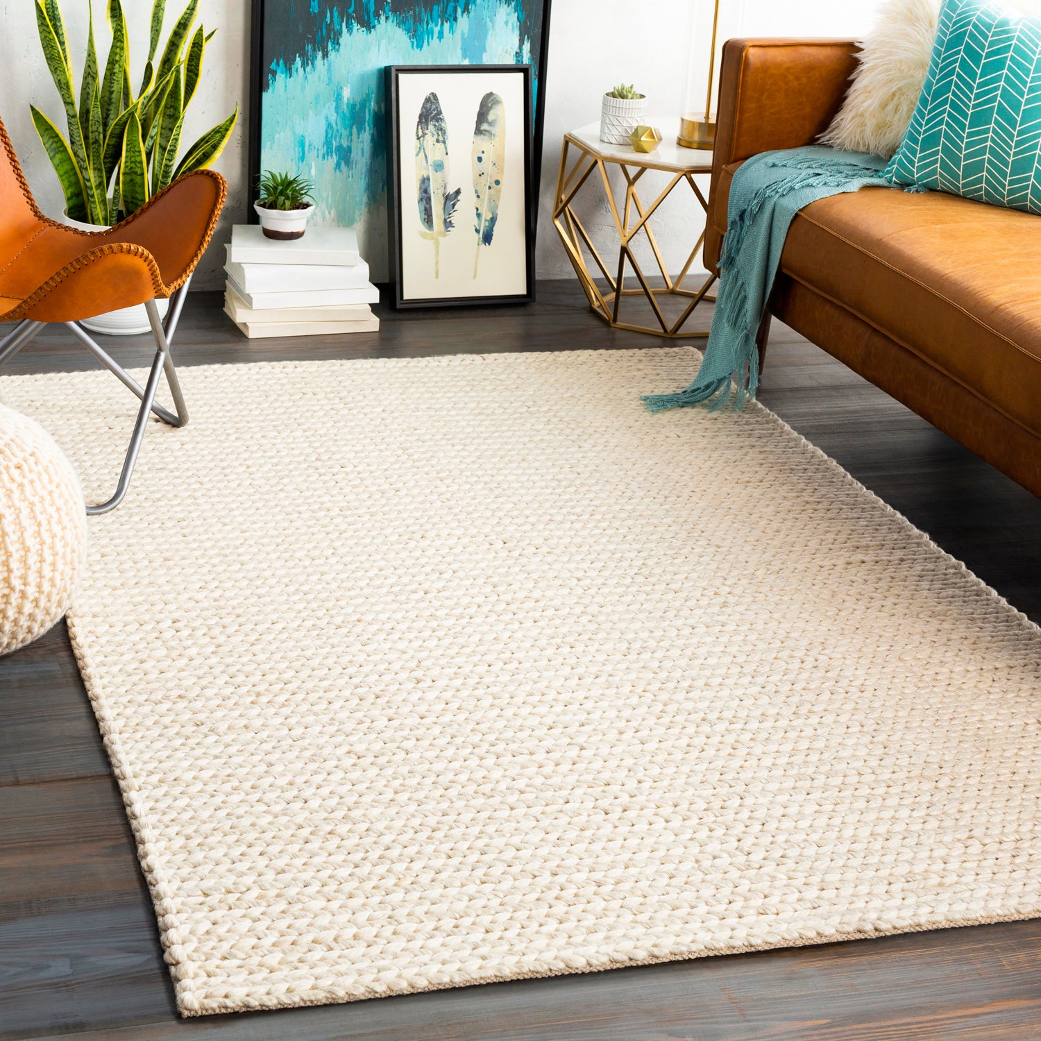 Surya Ozark Braid Hand Woven Rug