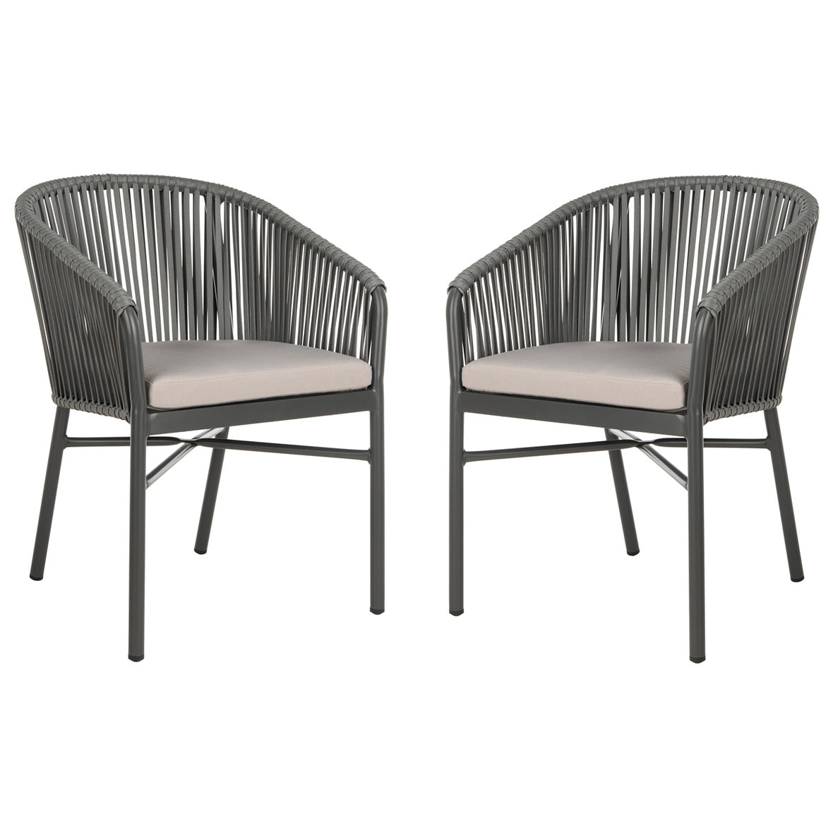 Skye Rope Stackable Outdoor Chair Set of 2