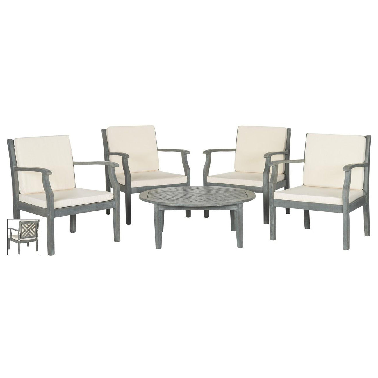 Denisse 5-Piece Outdoor Coffee Set