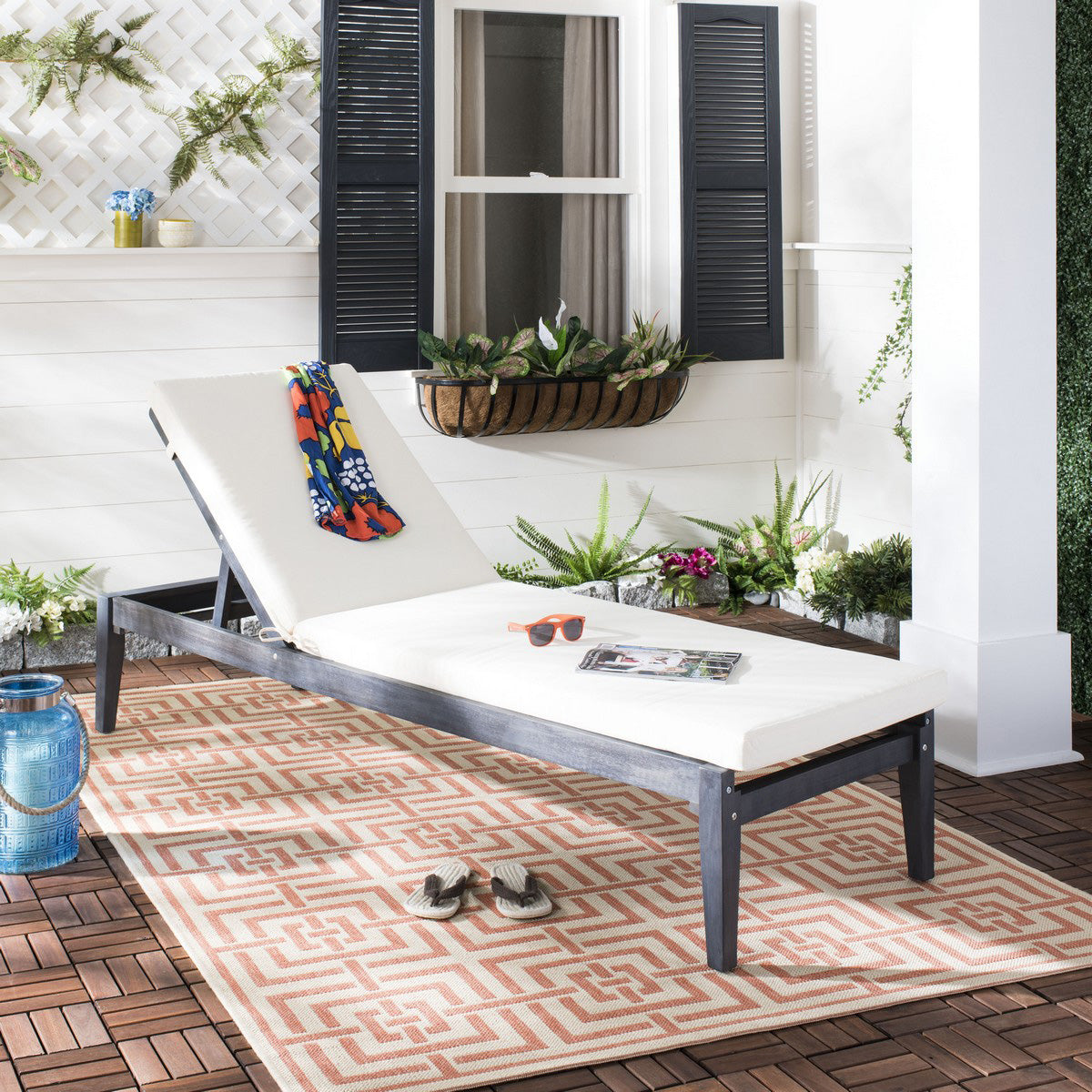 Britney Outdoor Chaise Lounge