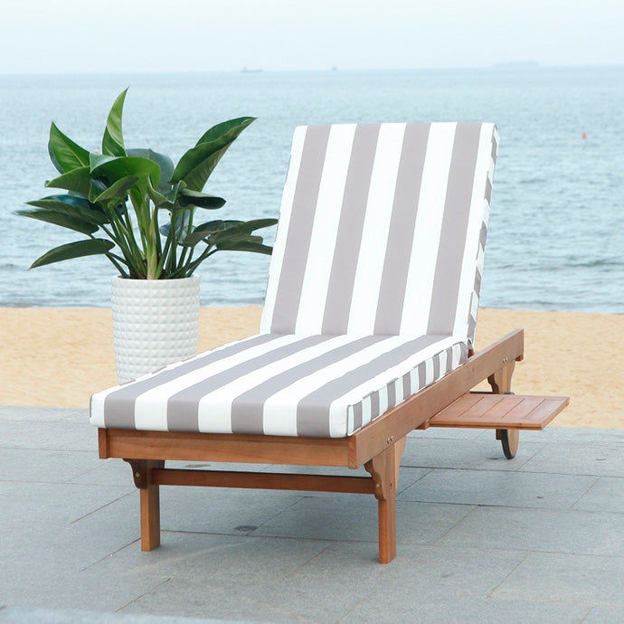 Tiffany Striped Outdoor Chaise Lounge