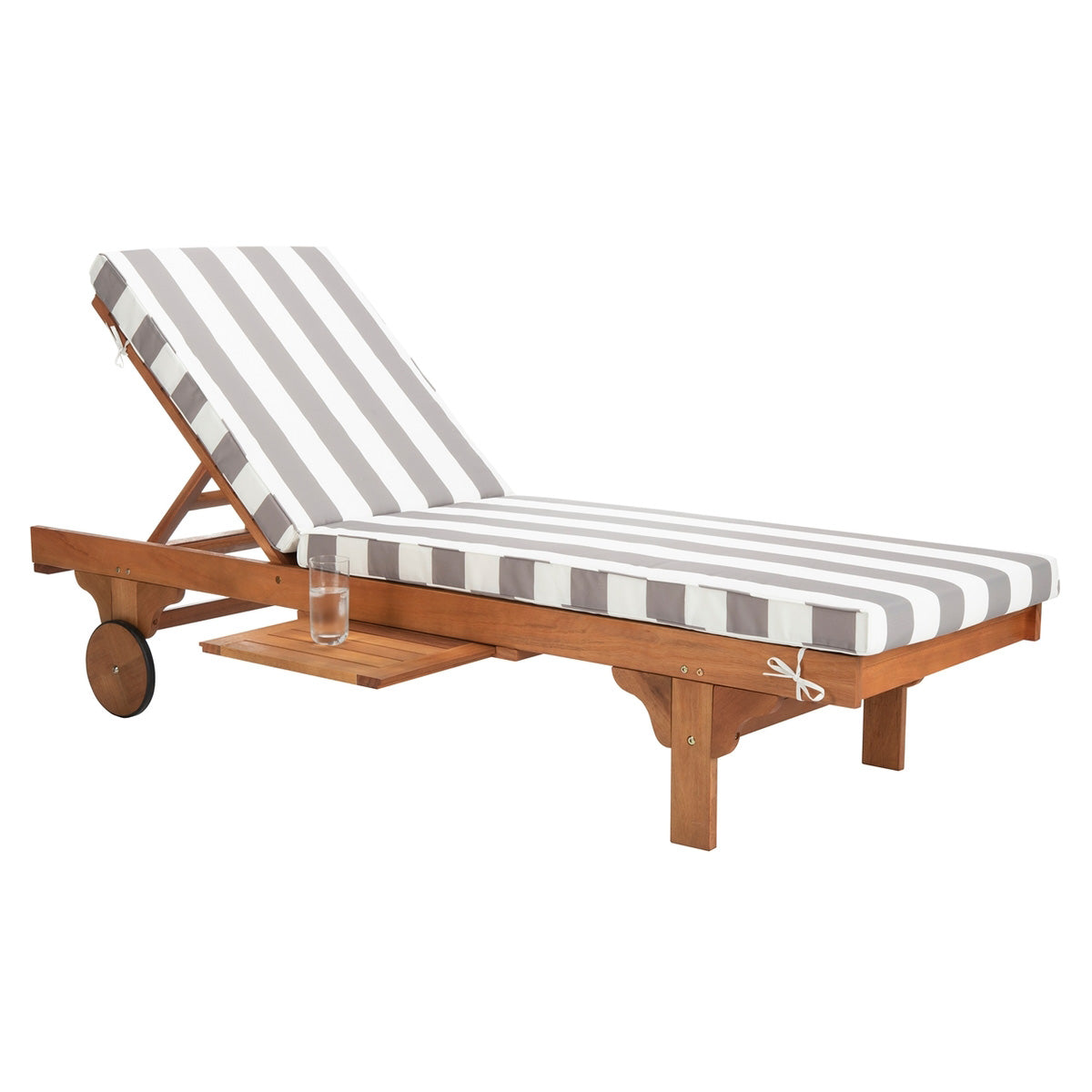 Tiffany Striped Outdoor Chaise Lounge