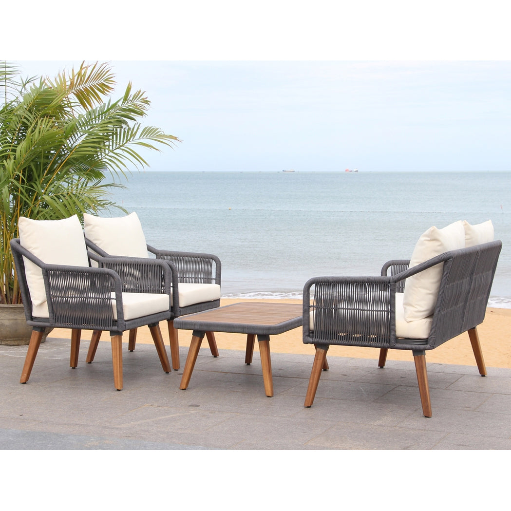 Beckham Outdoor Patio Set of 4 Beige
