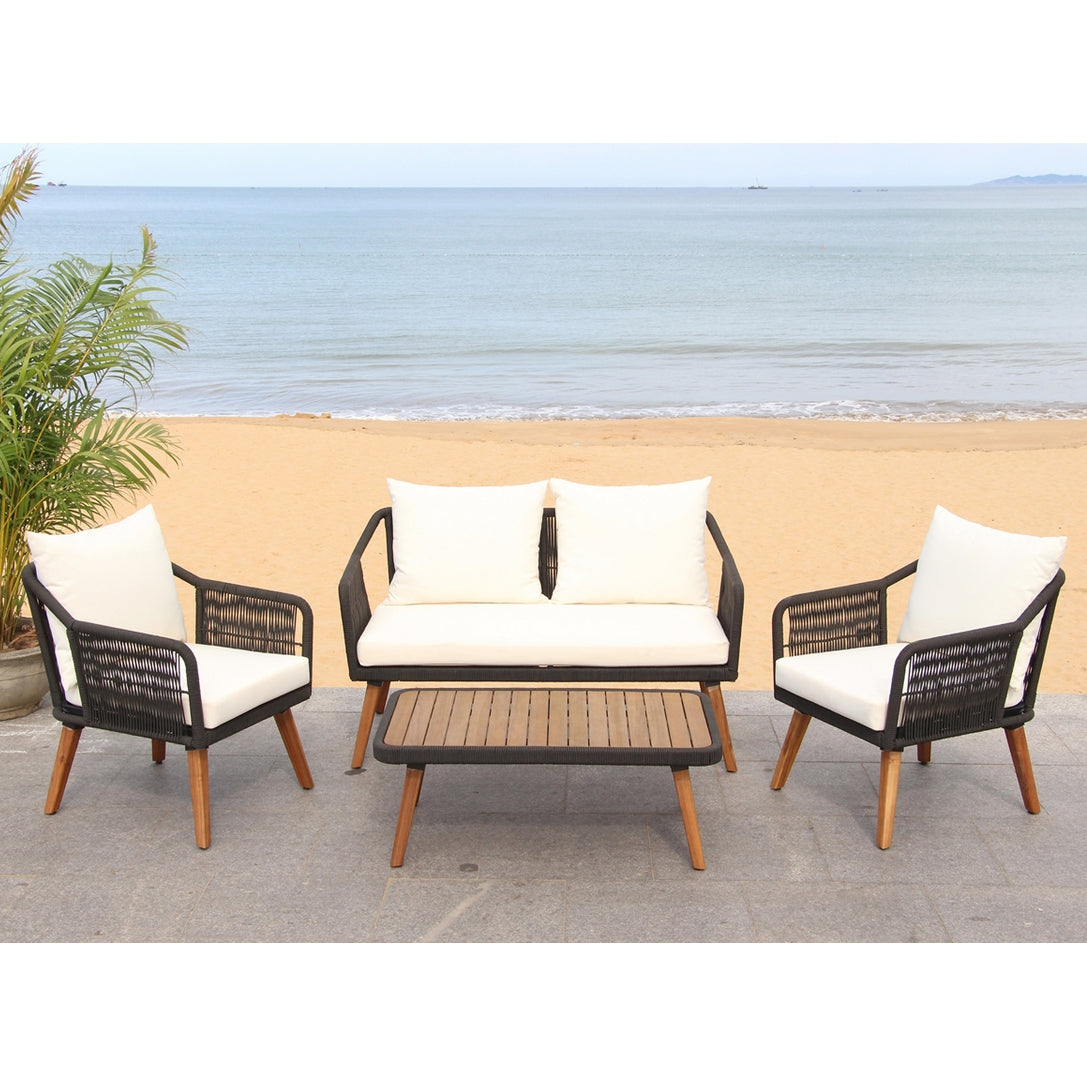 Beckham Outdoor Patio Set of 4 Beige