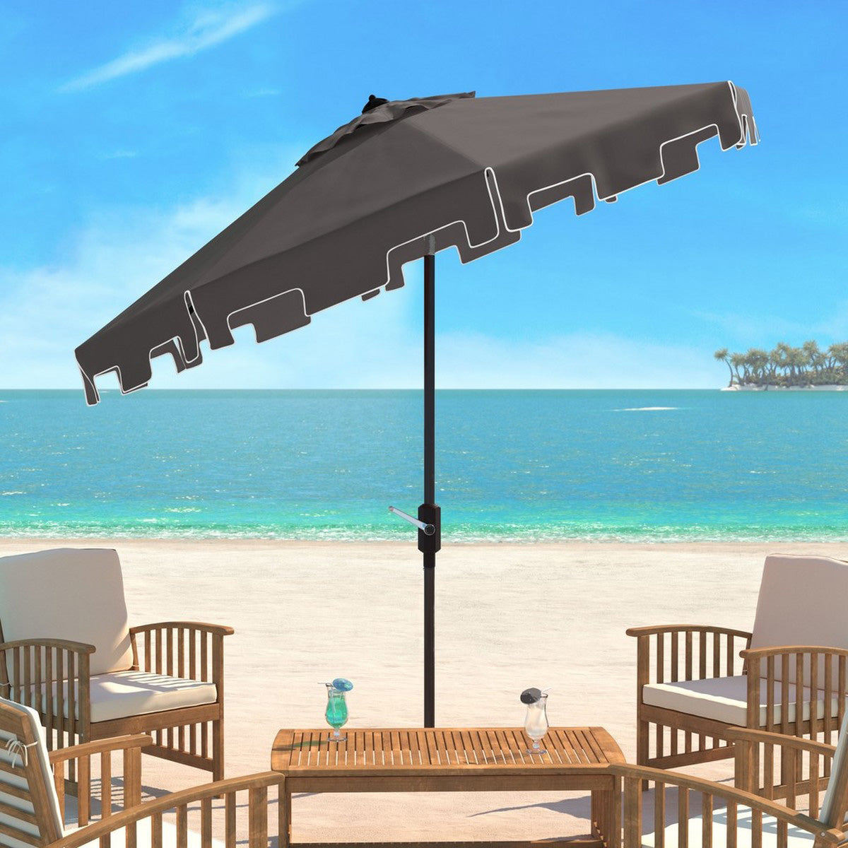 Constance 9-ft Round Patio Umbrella