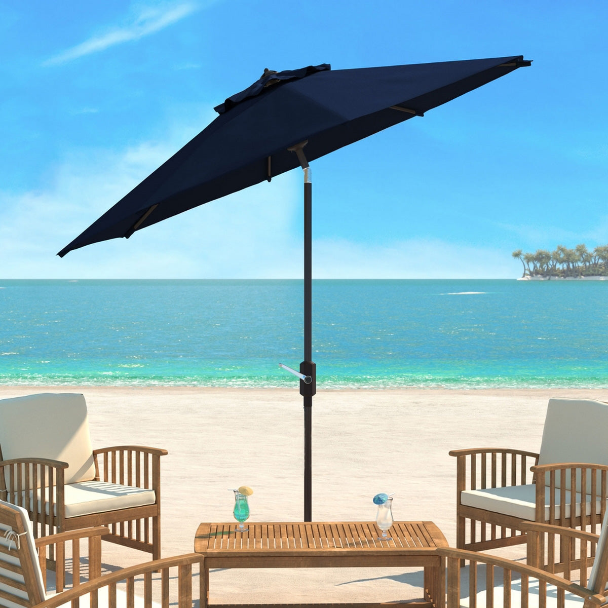 Lucinda 9-ft Patio Round Umbrella
