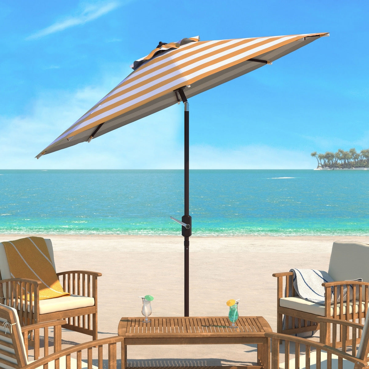 Calista 9-ft Round Patio Umbrella