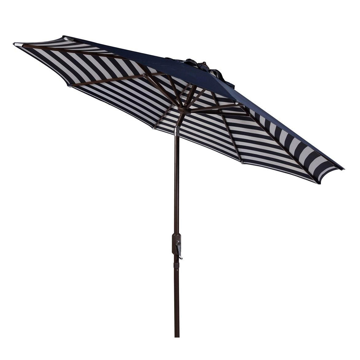 Odette Inside Out Striped 9-ft Round Patio Umbrella