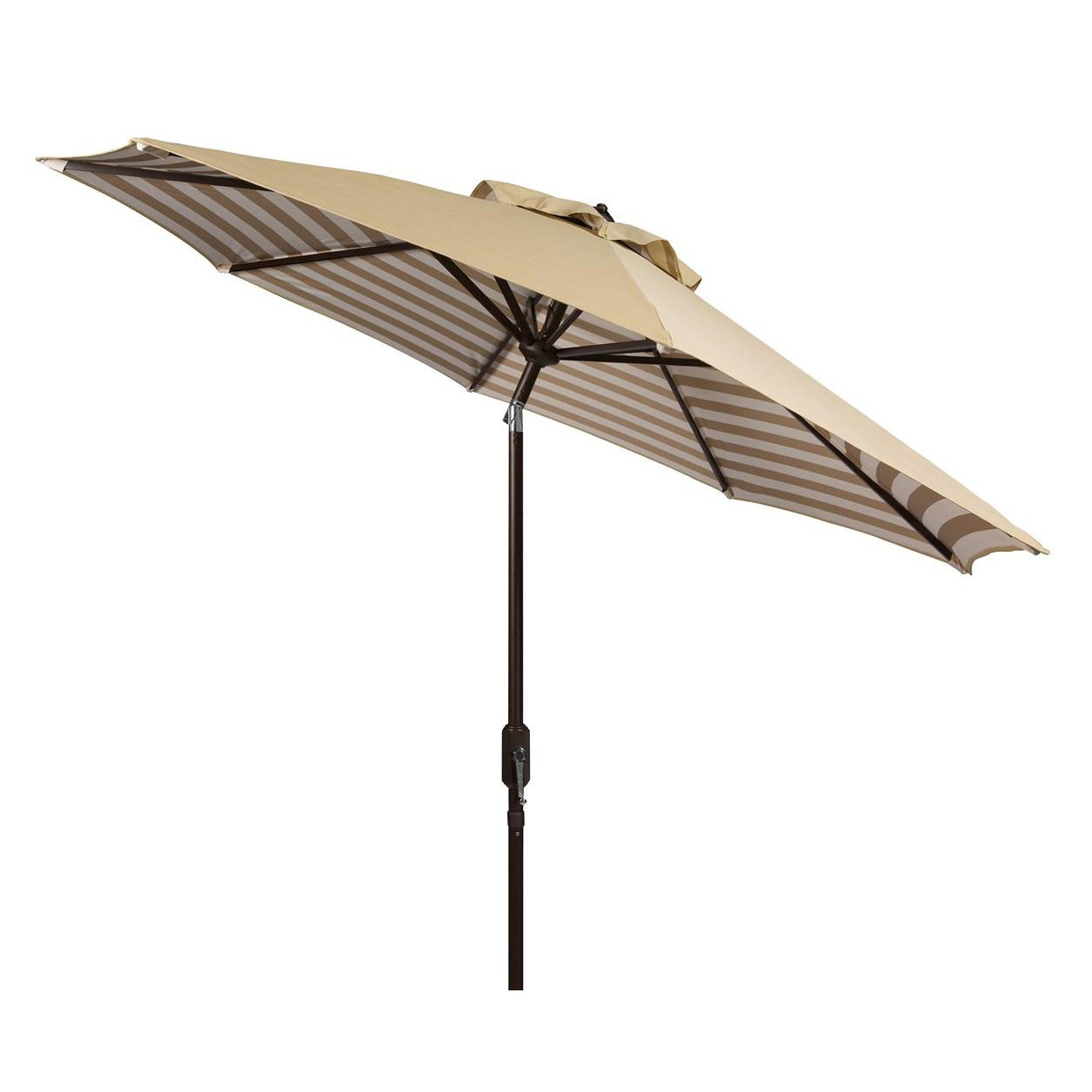 Odette Inside Out Striped 9-ft Round Patio Umbrella