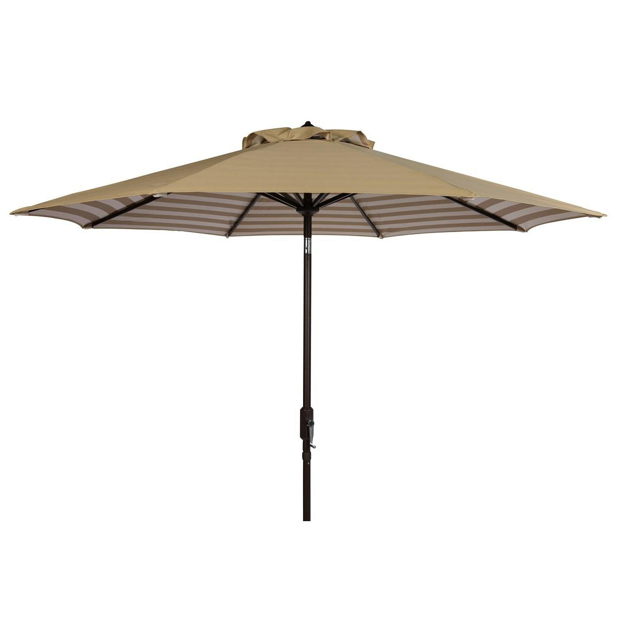 Odette Inside Out Striped 9-ft Round Patio Umbrella
