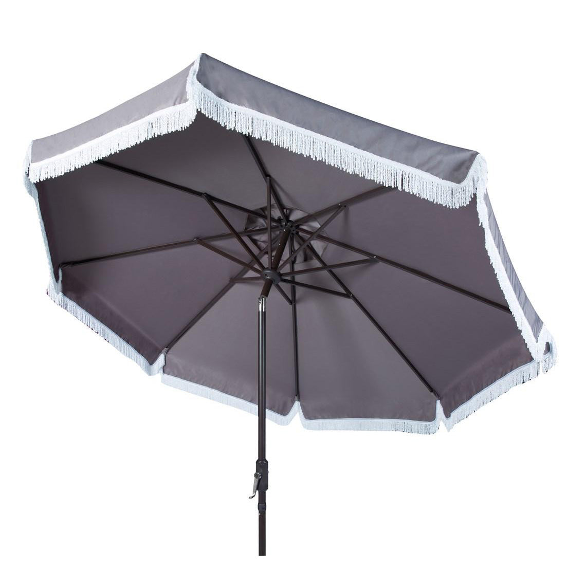 Phoebe Fringe 9-ft Round Patio Umbrella