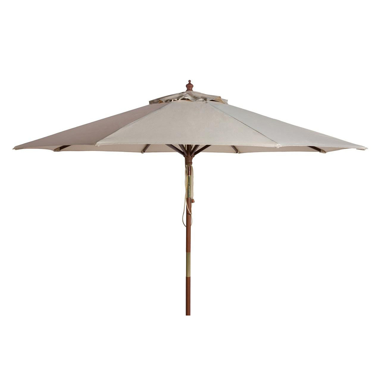 Fay 9-ft Wooden Round Patio Umbrella