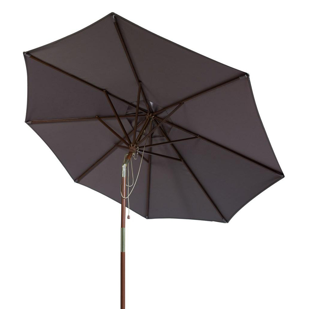 Fay 9-ft Wooden Round Patio Umbrella