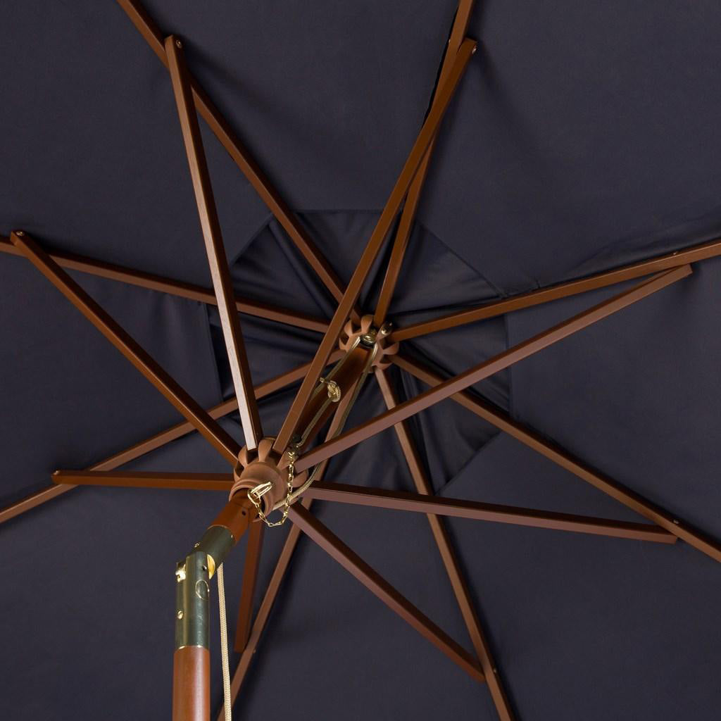 Fay 9-ft Wooden Round Patio Umbrella