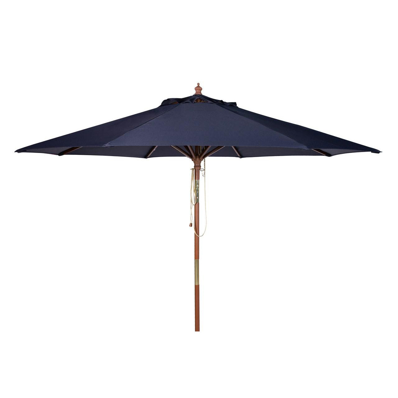 Fay 9-ft Wooden Round Patio Umbrella