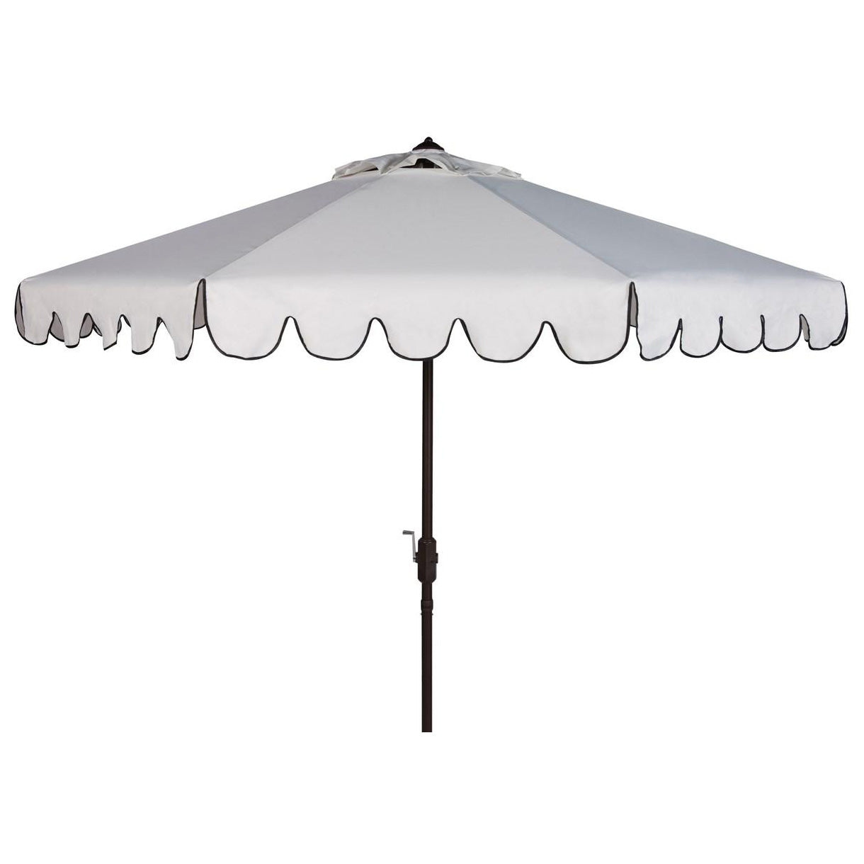 Greta Scallop 9-ft Round Patio Umbrella