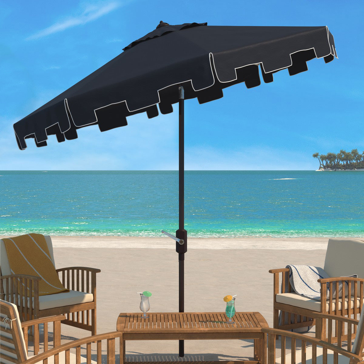 Constance 11-ft Round Patio Umbrella