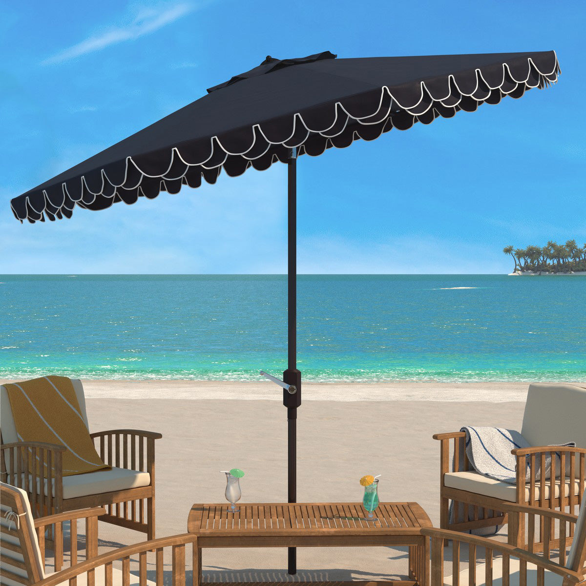 Harlow 11-ft Round Patio Umbrella