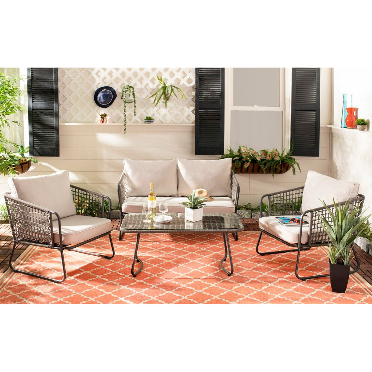 Larissa 4-Piece Outdoor Living Set