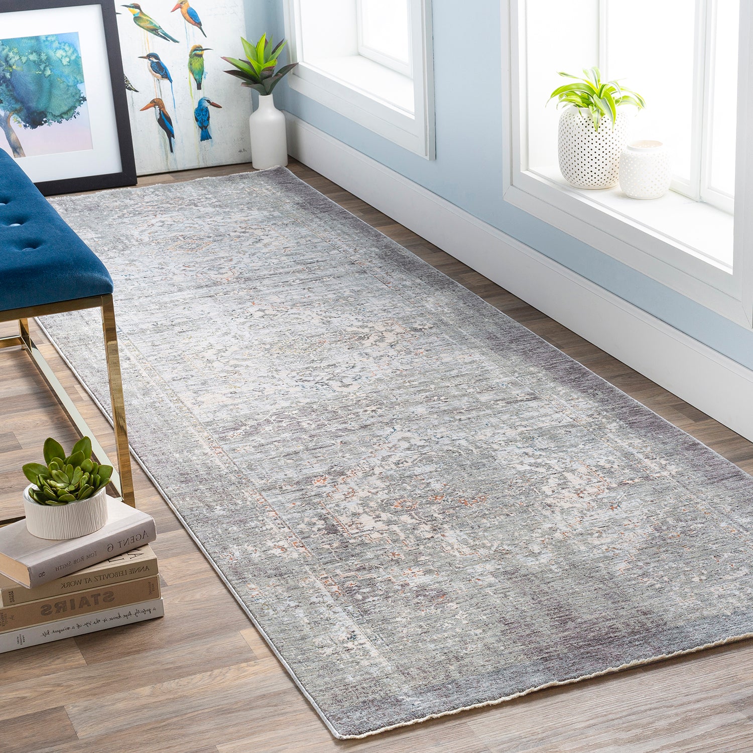 Surya Presidential Ember Machine Woven Rug