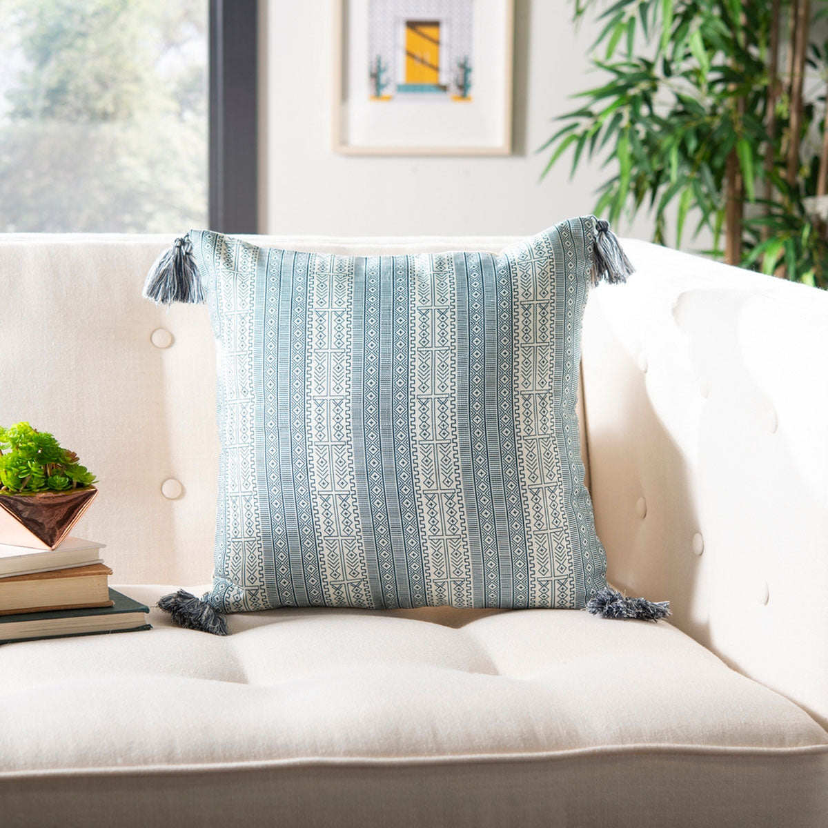 Ashton Tassel Throw Pillow