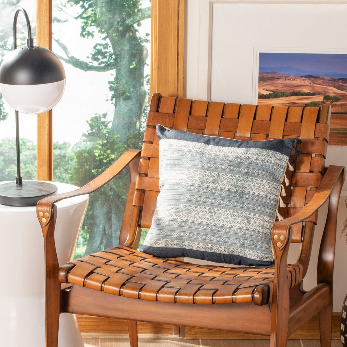 Riveraine Throw Pillow