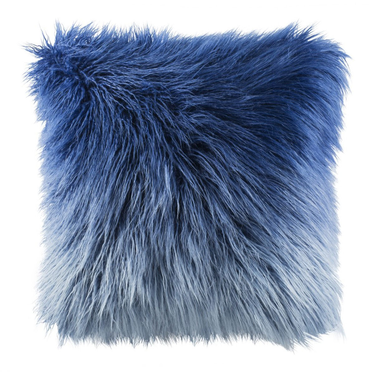 Faux Flokati Throw Pillow