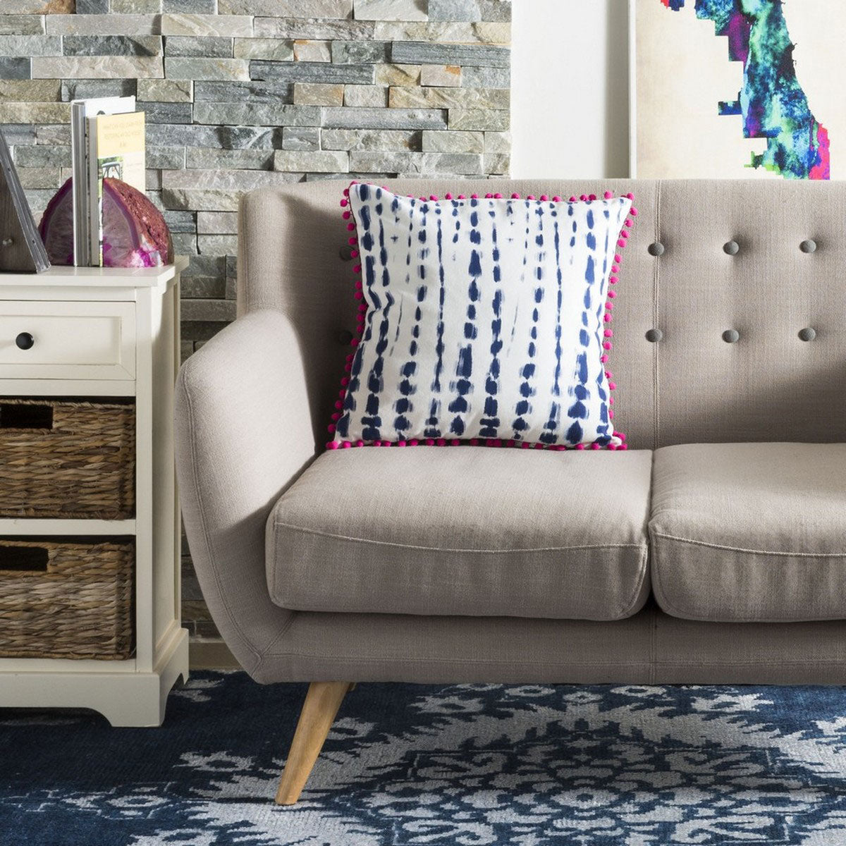 Caleb Boho Throw Pillow