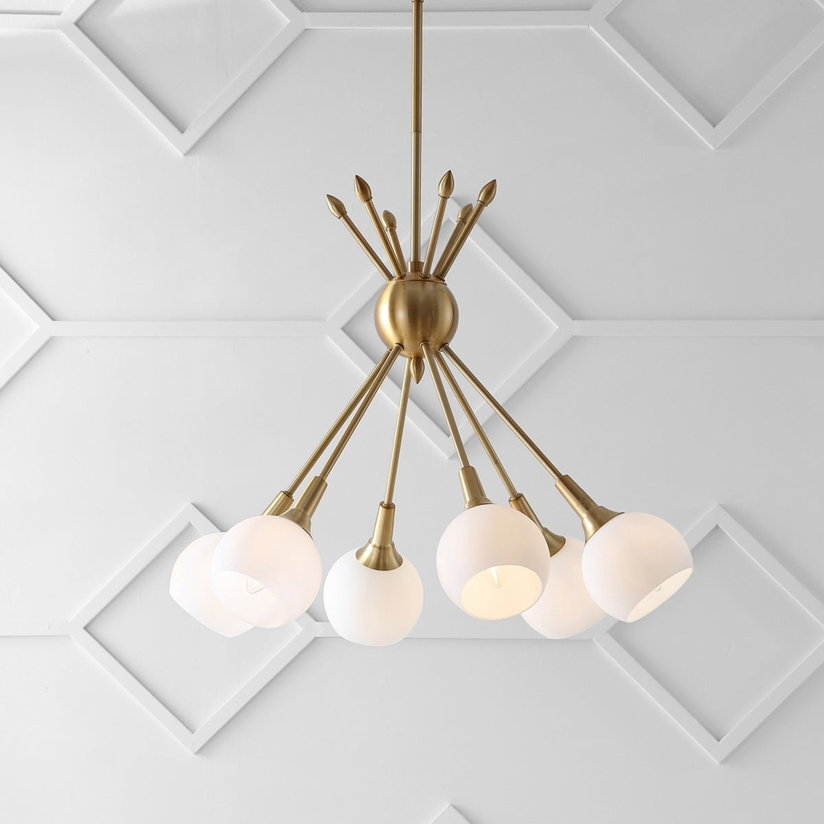 Abrielle 6-Light Pendant - Paynes Gray