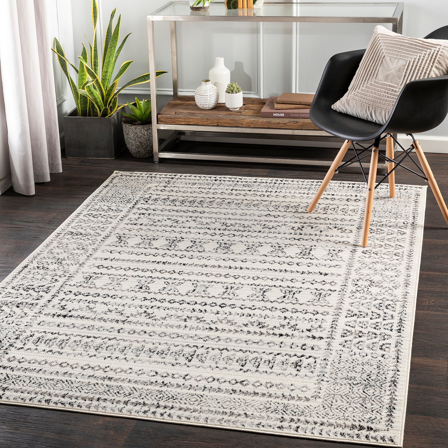 Livabliss Pisa Frame Machine Woven Rug
