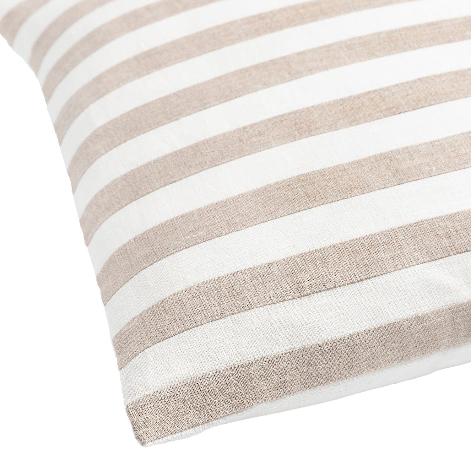 Mead Stripe Linen Throw Pillow