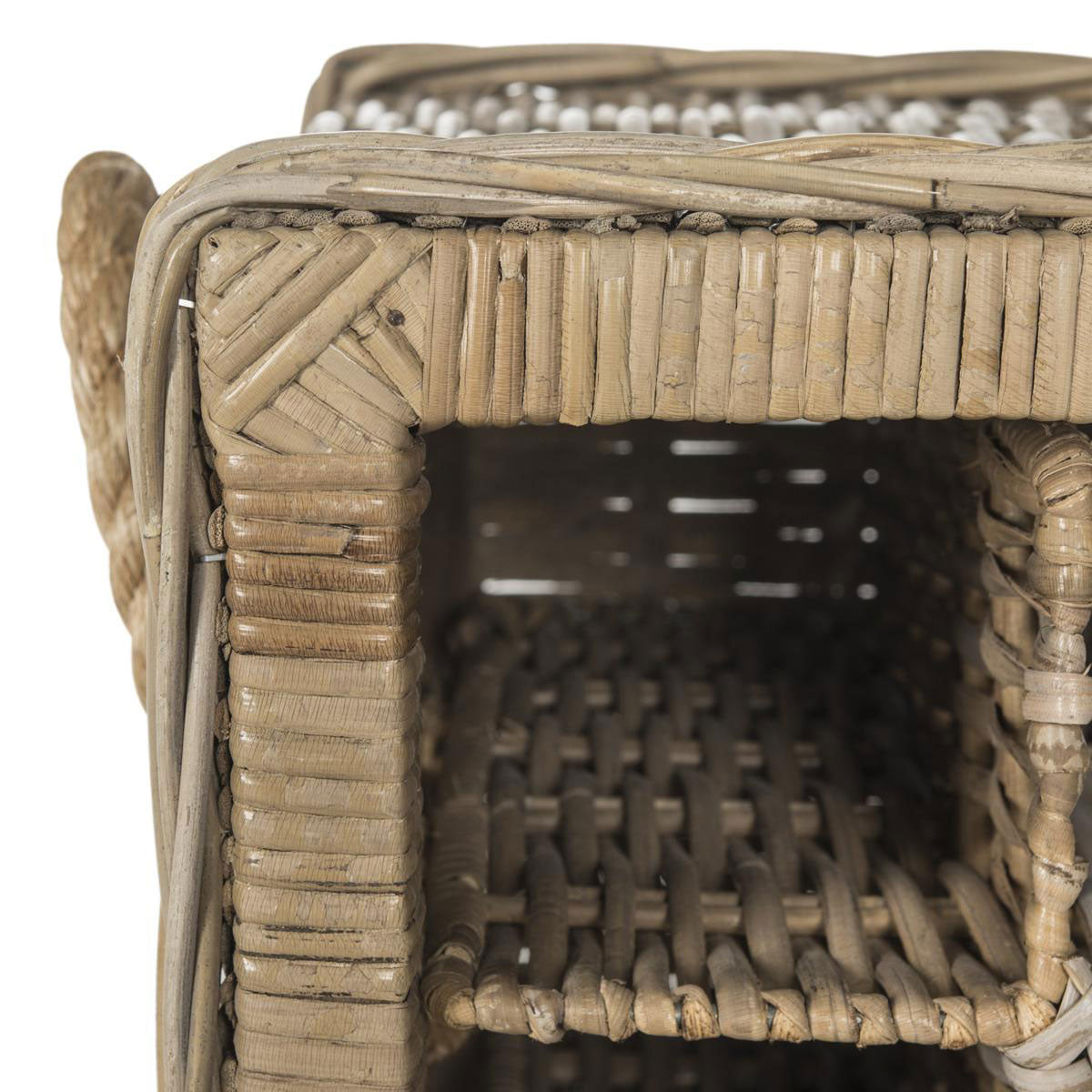 Posey 16-Bottle Wicker Wine Rack