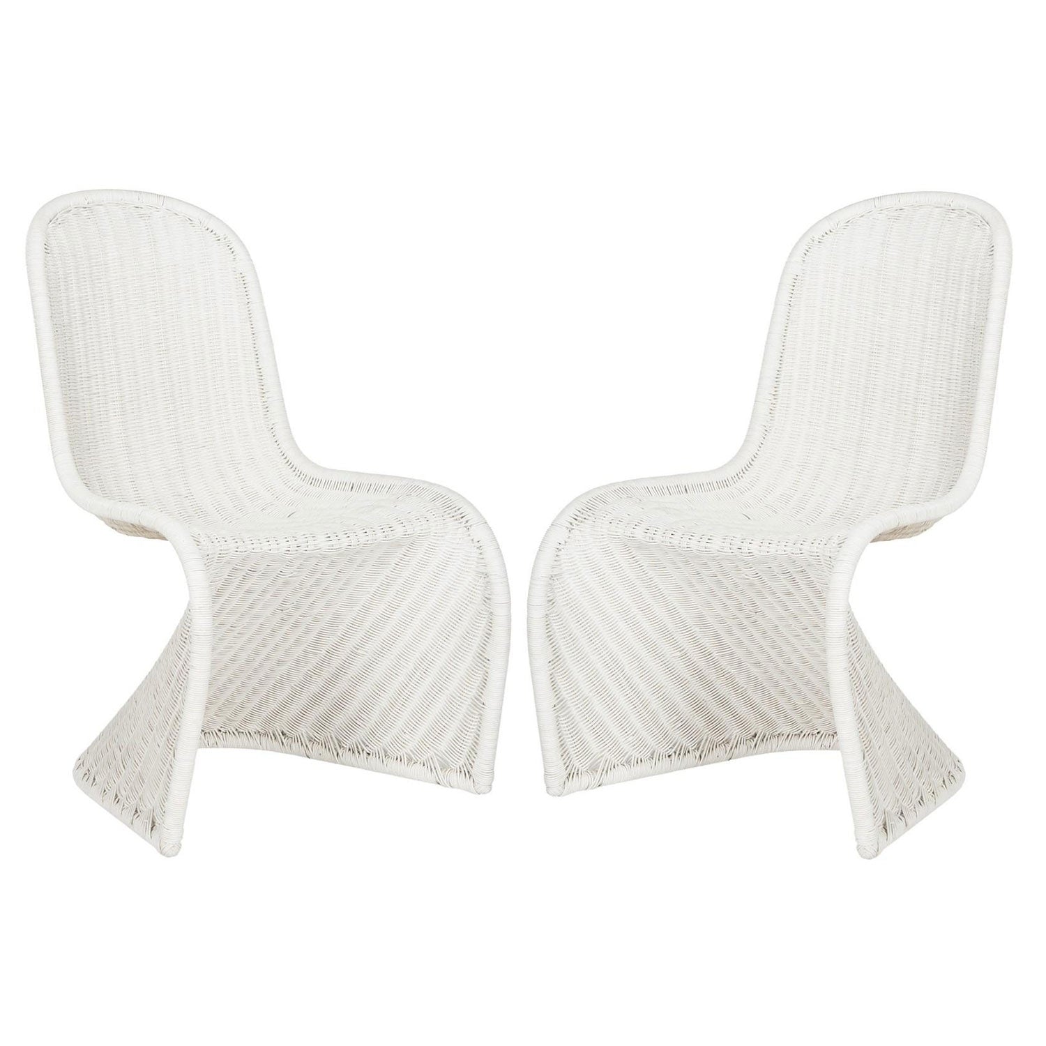 Waller Wicker Side Chair Set of 2