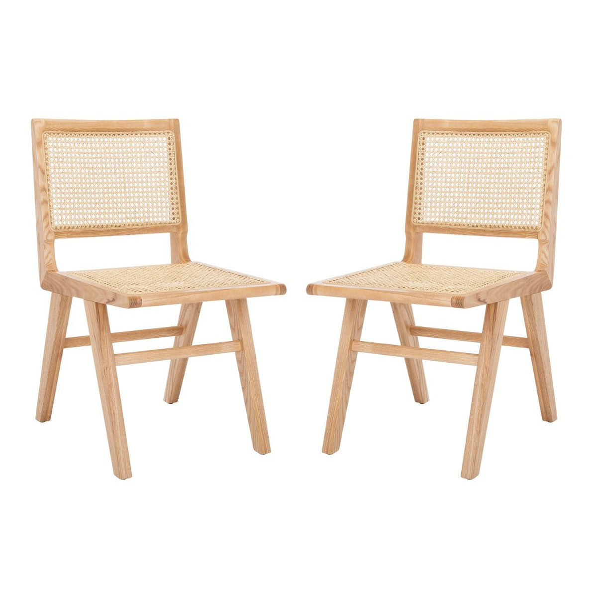 Caitlyn Rattan Dining Chair Set of 2