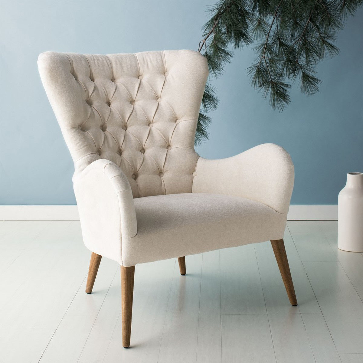 Young Contemporary Wingback Chair