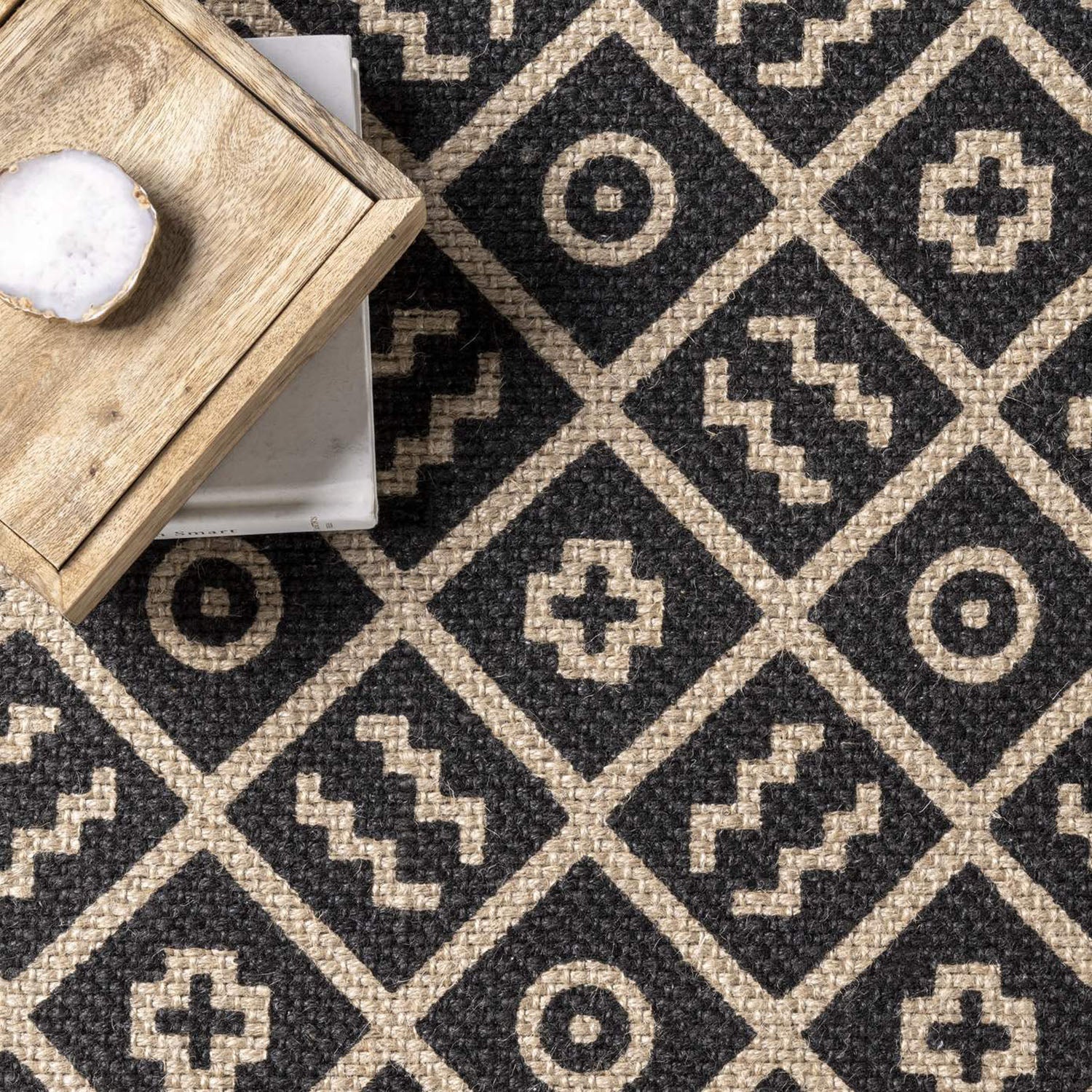 Abbey Hand Woven Rug - Paynes Gray