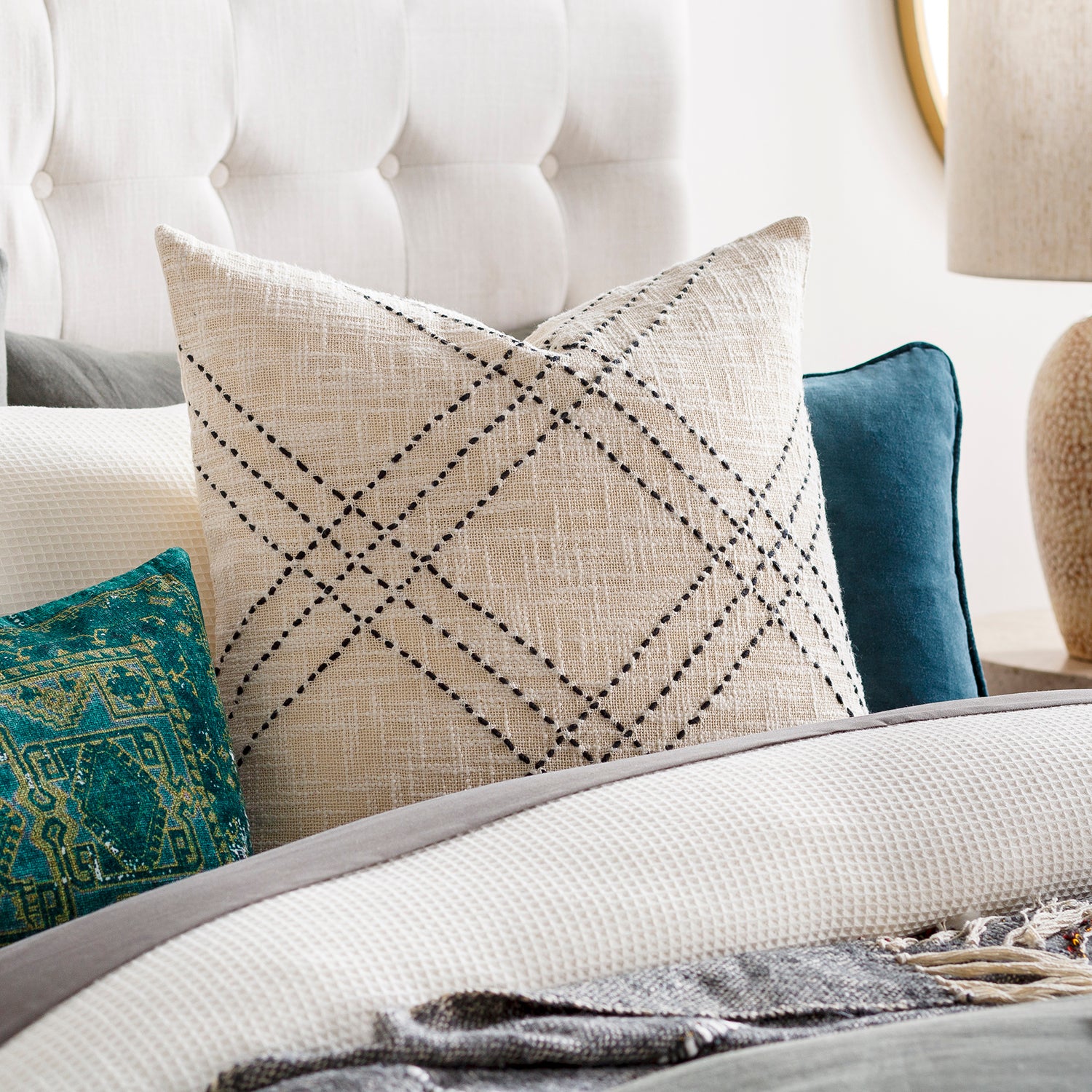 Jenkins Plaid Throw Pillow