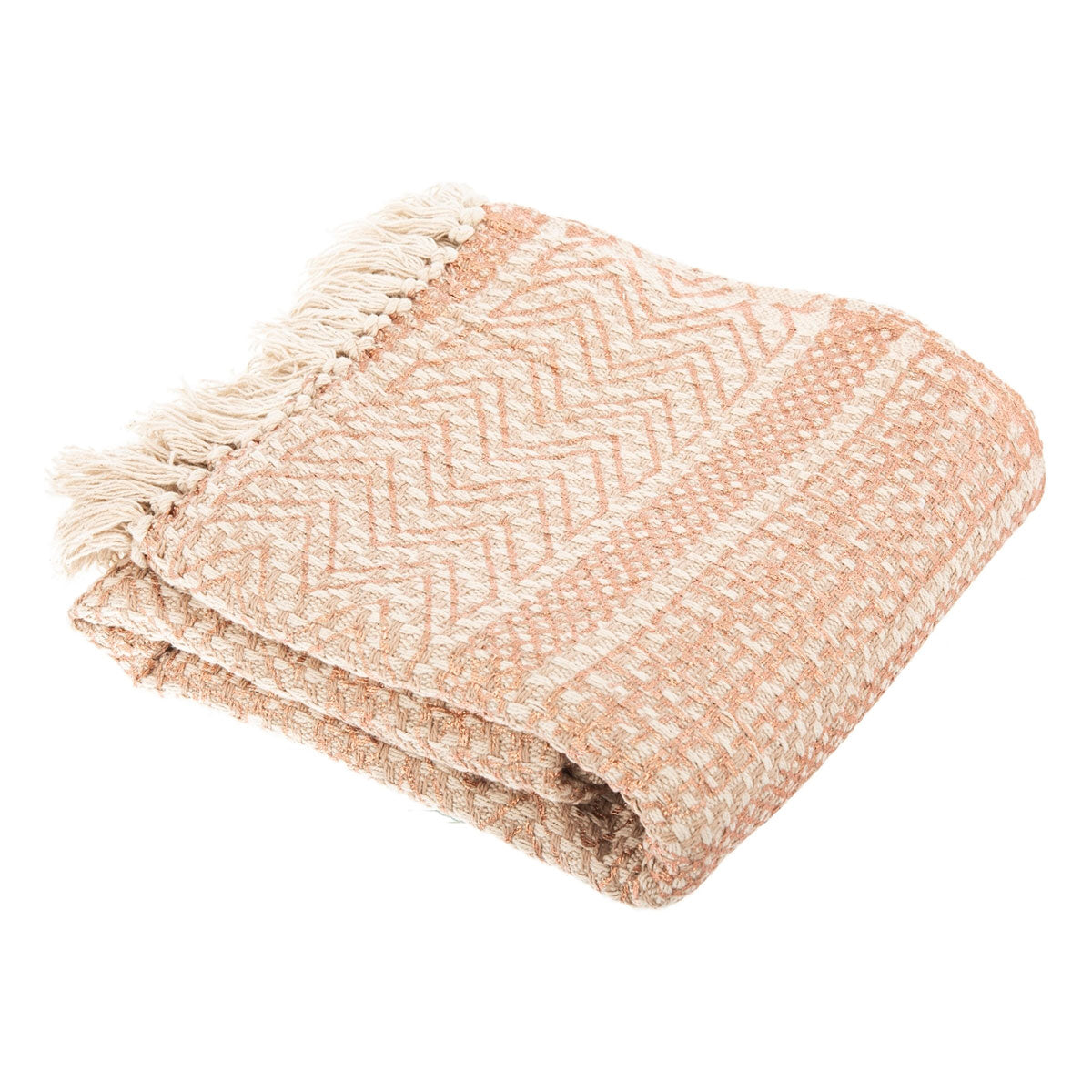 Badar Fringe Throw Blanket