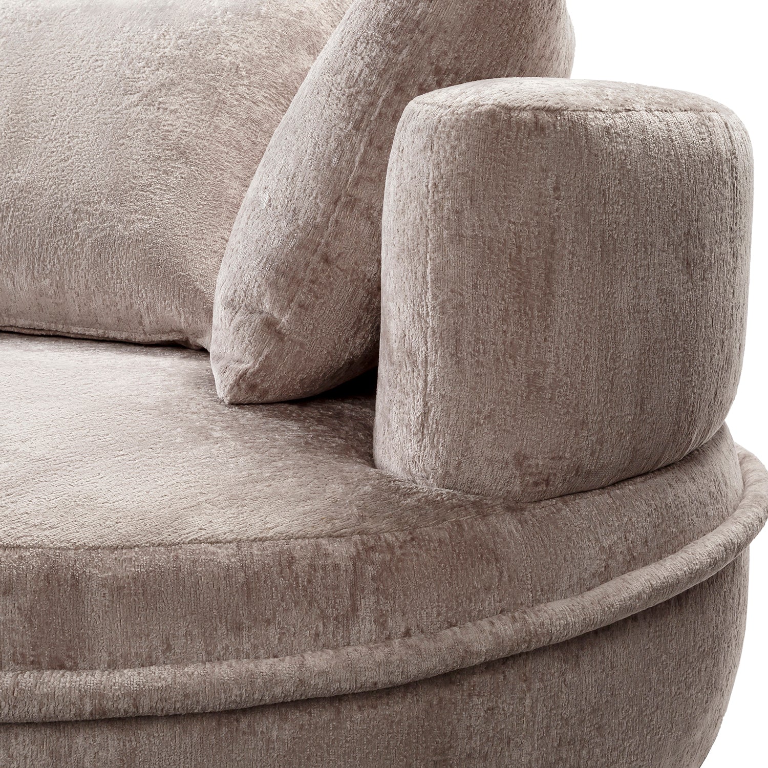 Caraway Chenille Lounger Chair