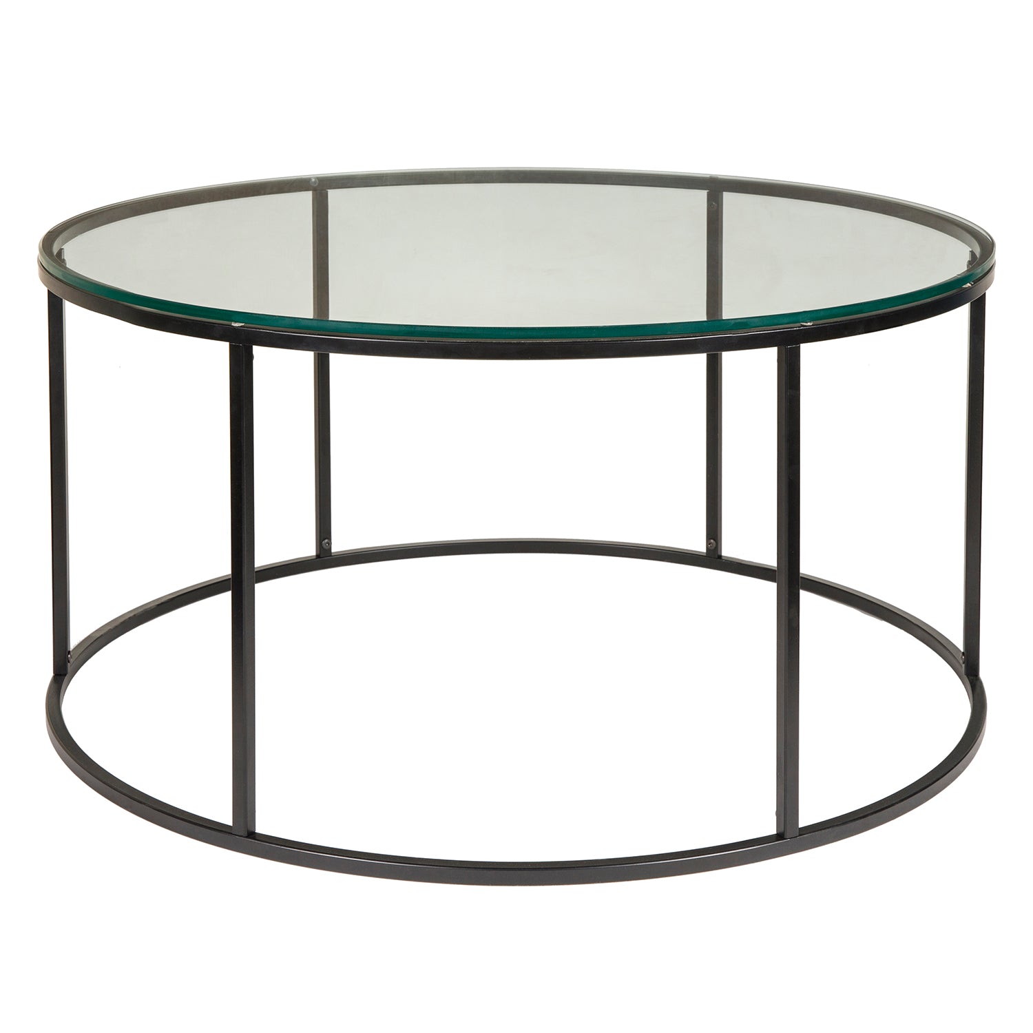 Phillips Glass Round Coffee Table