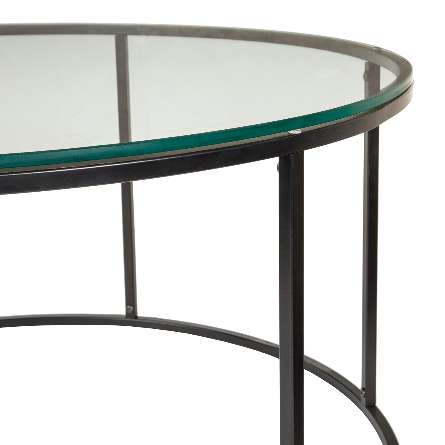 Phillips Glass Round Coffee Table