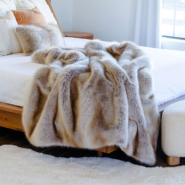 Fabulous Furs - Faux Fur Throw Blankets, Pillows, Rugs